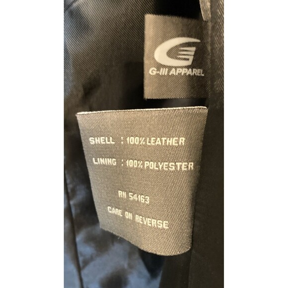 Kenneth Cole Soft Leather Knee Length M Coat Trench Goth Whimsigoth Vamp Career - Picture 9 of 16